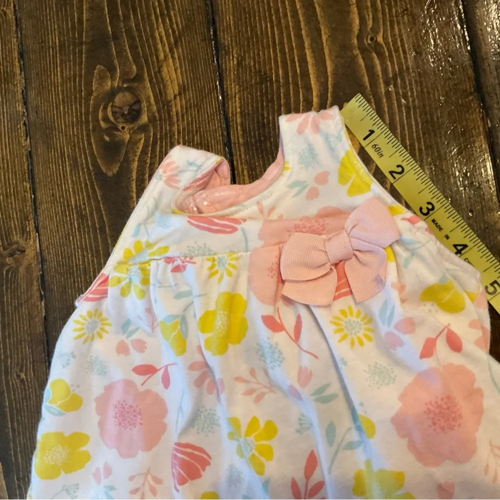 Floral Pink Baby Romper